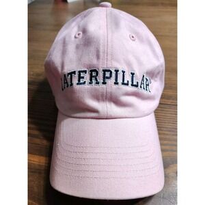 Caterpillar Cat Women's‎ Light Pink Baseball Hat/Cap CAT Logo Adjustable Buckle